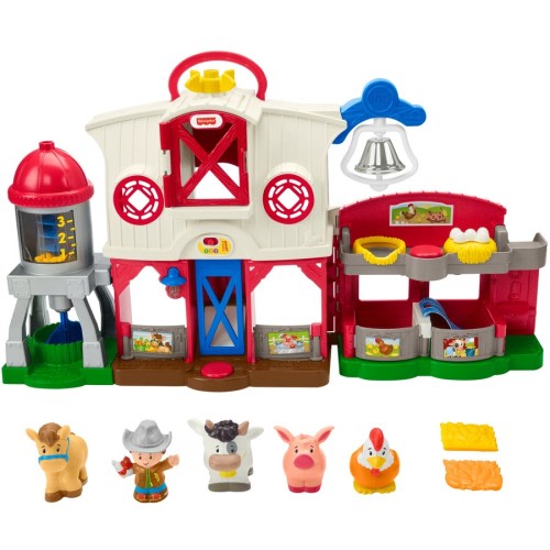 Little People Caring for Animals Farm