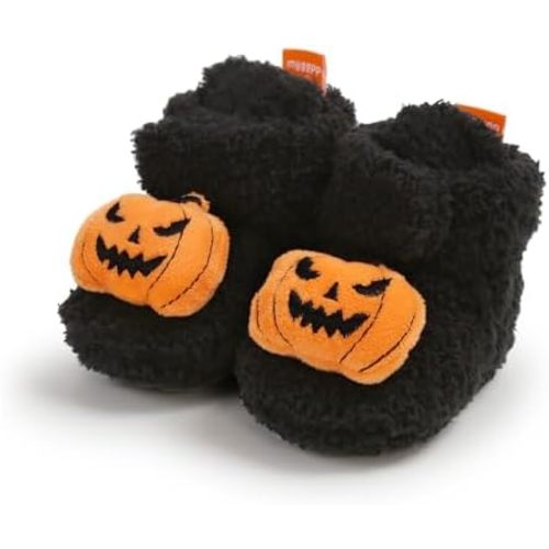 Newborn Infant Baby Girl Boy Booties Stay On Sock Slippers Soft Ankle Warm Shoe First Walkers Winter Birthday Shower Gift