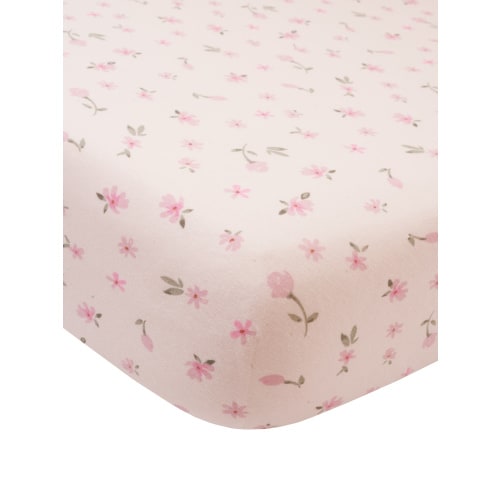 Modern Moments By Gerber Baby & Toddler Girl Ultra Soft Fitted Crib Sheet, Light Pink