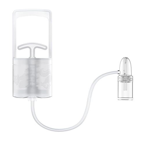 Nasal Aspirator for Baby and Toddler Nose Clearing with Hand Pump and Non-Invasive Tip for Quick, Quiet Suction, Co-Branded with CHIBOJI