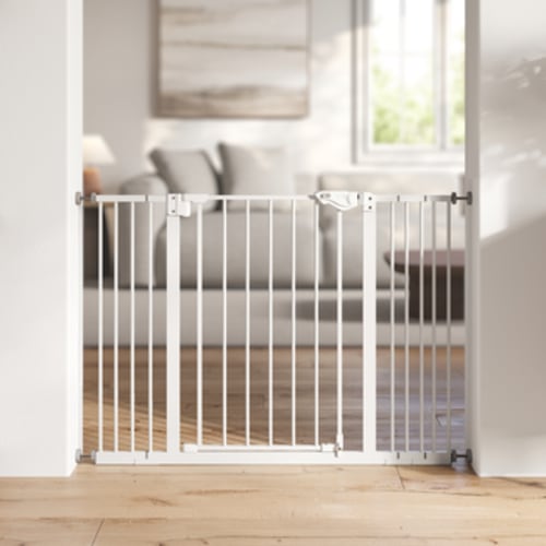 Baby Safety Gate with 3 Extensions