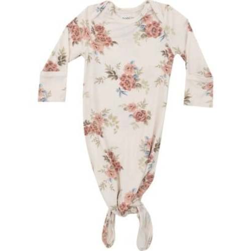 Romantic Roses Knotted Gown, Pink - Angel Dear | Maisonette
