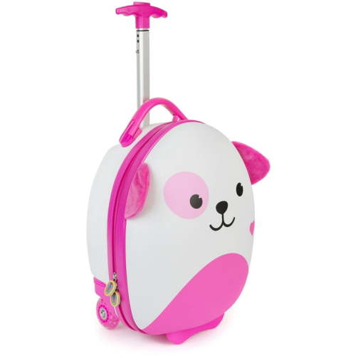 boppi Tiny Trekker Luggage Case - PINK DOG