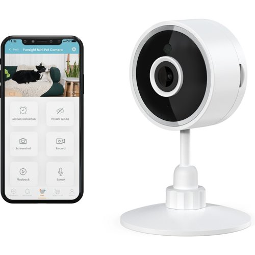 INSTACHEW Puresight Mini HD Pet Camera, White