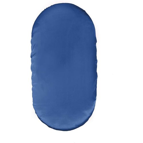 Pro Goleem Satin Bassinet Sheet Great for Baby Hair Soft Silk Feeling Sheet for Cradle or Bassinet Pad＆Mattress for Girls Gift for Newborn and Infant Navy Blue