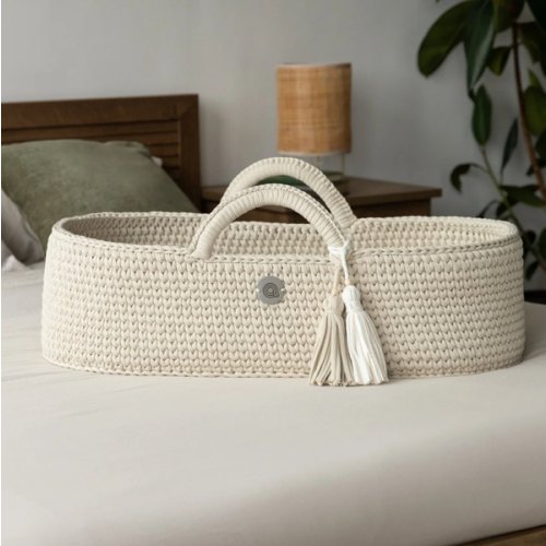 Baby Moses Basket Standard | Unique, Safe, Handmade by Anzy Home