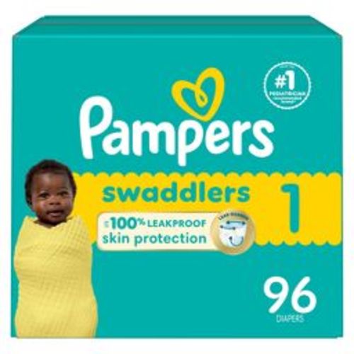 Pampers Swaddlers Sensitive Disposable Diapers - Size 1 - 96ct