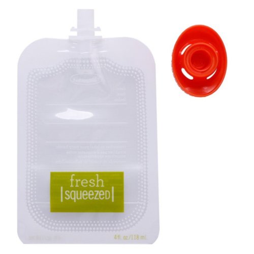 10pcs Reusable Baby Food Storage Pouches Homemade Organic Puree for Kids or Toddlers and Store in Refillable Squeeze Pouches Freezable and Washable