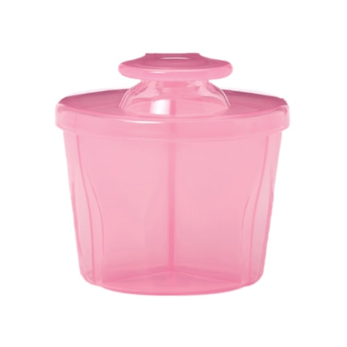 Dr. Brown's Travel Formula Dispenser with Lid, BPA Free - Pink - Holds 27oz