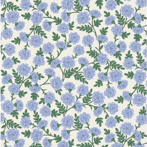 Rifle paper co. Crib Bedding dianthus blue white flowers baby .Mini Crib sheet fitted .sky Blue Changing Covers . Vintage Floral green blue