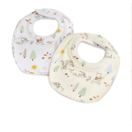 Disney Winnie the Pooh 2pk Dribble Bibs | Bubba Blue