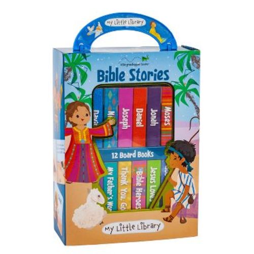 My Little Library: Bible Stories (12 Board Books) - by Little Grasshopper Books & Publications International Ltd