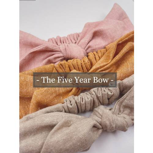 Organic Cotton/Hemp Headband - Baby Headband - Toddler Headband - Child Headband - Adjustable Baby Bow - Neutral Bow Headband - Eco Friendly