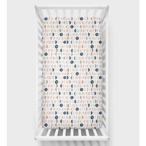 Little Sleepies Luna Neutral Fitted Crib Sheet