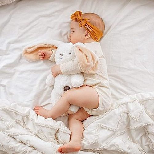 Jesries 22 PCS Baby Headbands Soft Nylon Hairbands with Bows Girls Hair Accessories for Newborn Infant Toddler Kids Handmade - Brown