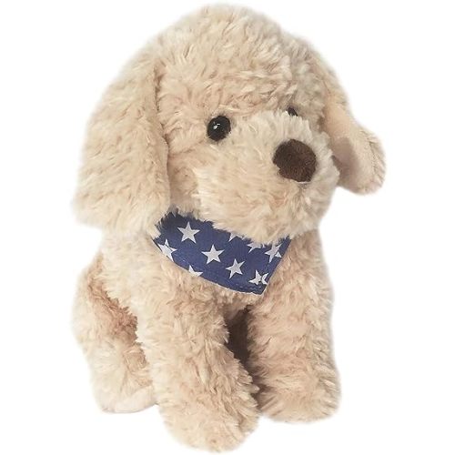 MON AMI Bentley The Goldendoodle Dog Stuffed Animal – 12”, Hand Crafted & Soft Cuddly Dog Plush Toy Gifts for Little Boys/Girls & Kids of All Ages