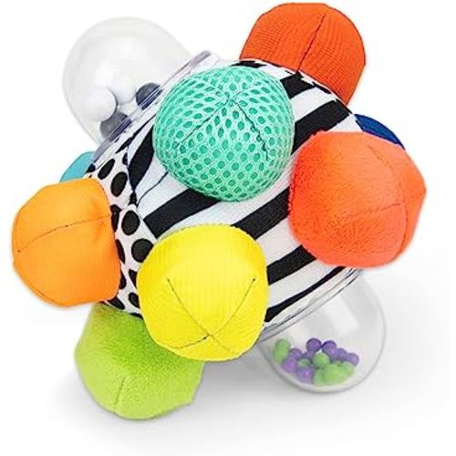 Sassy Developmental Bumpy Ball, Easy to Grasp Bumps Help Develop Motor Skills, Ages 6+ Months