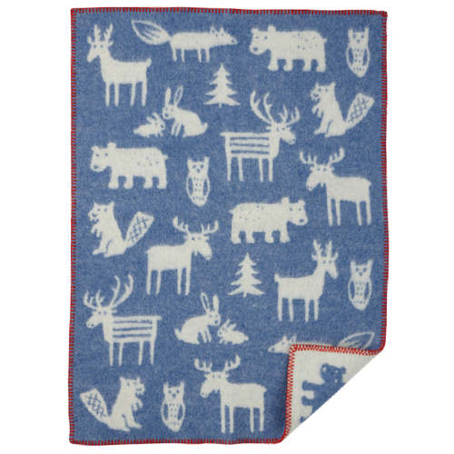 Forest ECO Lambswool Baby Blanket, Three Color Variants