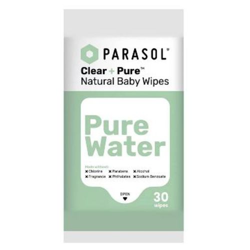 Parasol Clear+Pure Natural Baby Wipes - 30ct