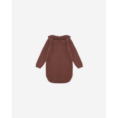 Ruffle Collar Bodysuit || Burgundy – Rylee + Cru