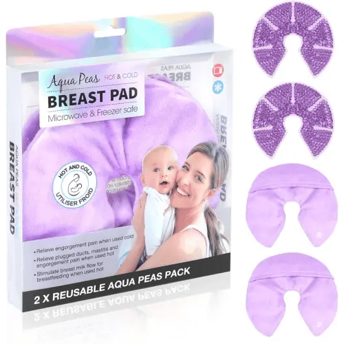 Breast Cooling Gel Pads/Breast Heat And Cold Pack, Nursing Pain, Mastitis, Engorgement, Swelling, Plugged Ducts | Boost Milk Let-Down & Production,2 Pack (Purple) : Amazon.com.au: Health, Household & Personal Care