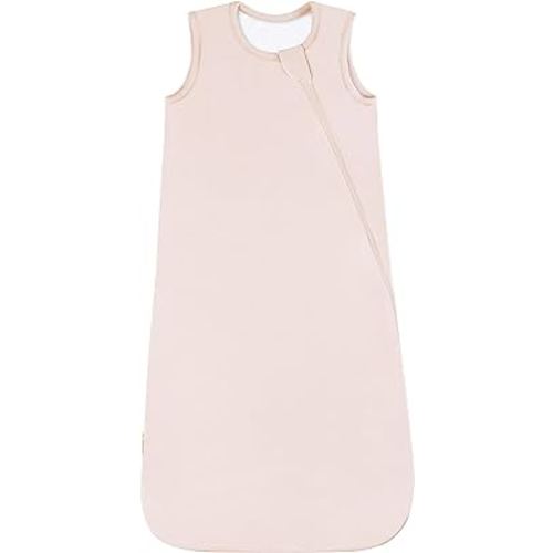 BubblePanda Rayon Made from Bamboo Sleep Sack 0-6 Months 1.0 Tog Soft Toddler Sleeping Sack 3-6 Months for Infant Newborn Babies 2-Way Zipper Baby Wearable Blanket 0-3 Months