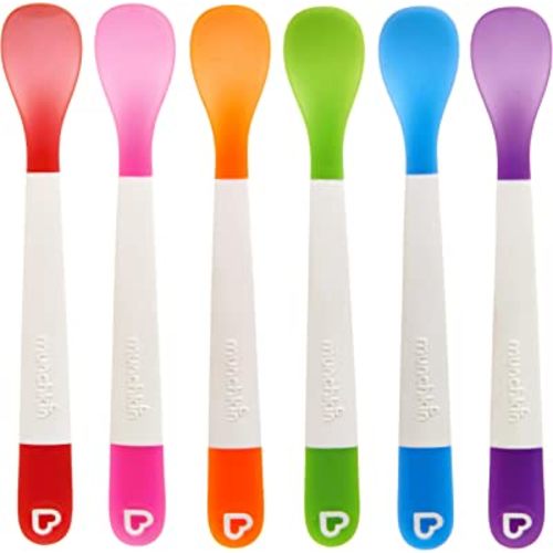 Munchkin 6 Piece Lift Infant Spoons Multicolored