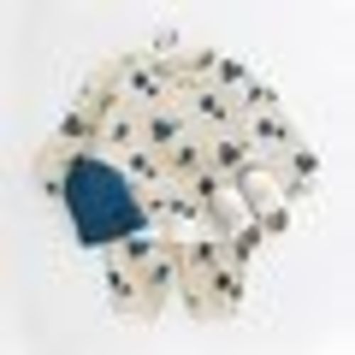 Baby 2-Piece Blueberry Waffle Apricot Set