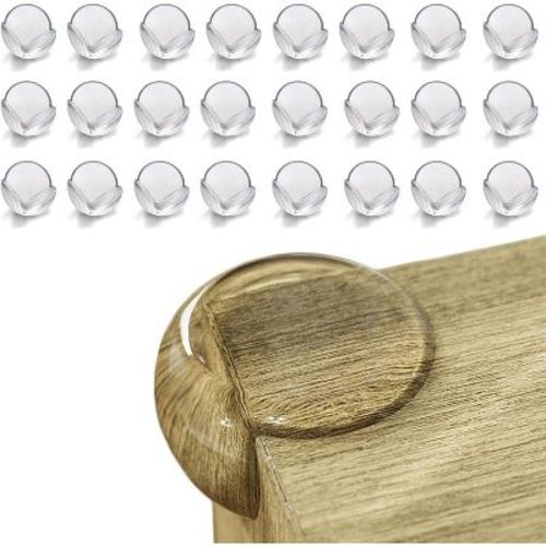 Baby Proof Me | Clear Table Corner Protectors (24 Pack)