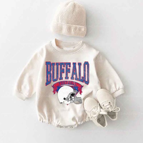 Baby Buffalo Romper and Adult Sweatshirt