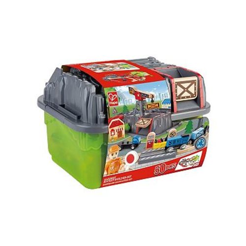 Hape 50-pc. Bucket Builder Set: Railway