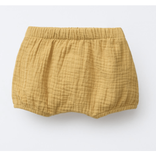 SMOOTH TEXTURED BLOOMERS - Mustard | ZARA United States