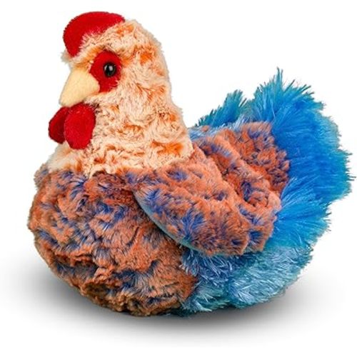 Douglas Henrietta Blue Lace Hen Chicken Plush Stuffed Animal