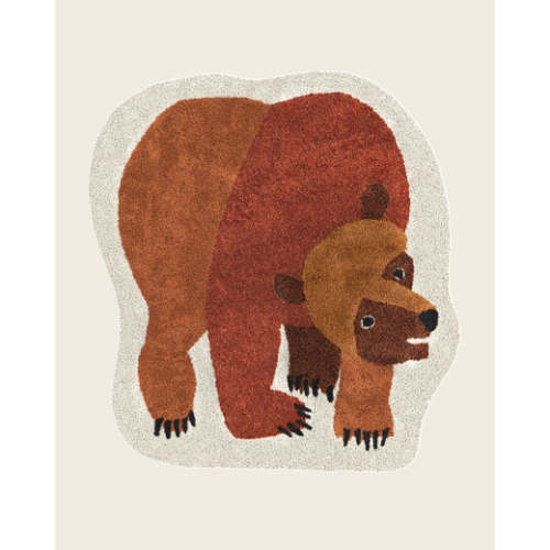 Brown Bear, Brown Bear Washable Rug | Eric Carle x Nestig