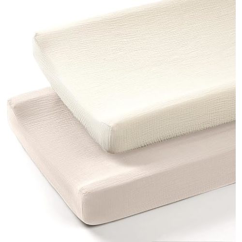 Termichy Muslin Changing Pad Covers: Baby Diaper Changing Table Covers - Changing Pad Sheets for Boys Girls