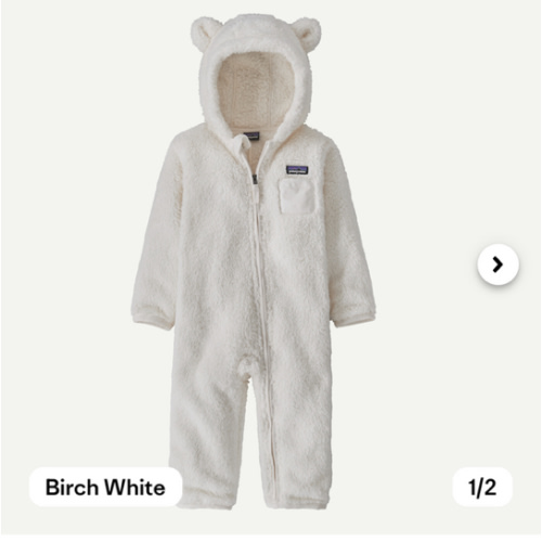 Patagonia Baby Furry Friends Fleece Bunting