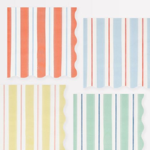 Meri Meri Preppy Stripe Large Napkins (Pack of 16)