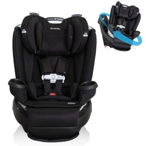 Evenflo Gold Revolve 360 Extend All-in-one Rotational Convertible Car Seat With Sensor Safe - Onyx