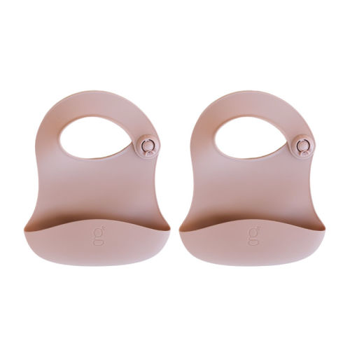 Gigi Silicone Bib - Blush 2pcs