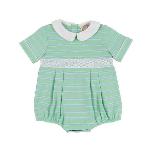 Smocked Bradford Bubble Pima Grace Bay Green Beale Street Blue