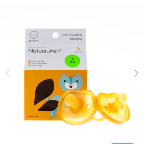 Natursutten Orthodontic Butterfly Shield Pacifier – Blooming Baby
