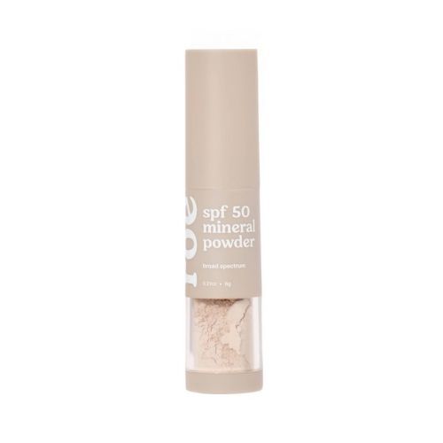 Roe Wellness Mineral Brush On Sunscreen Powder for Sensitive Skin with Zinc Oxide & Titanium Dioxide - SPF 50 - 0.21oz