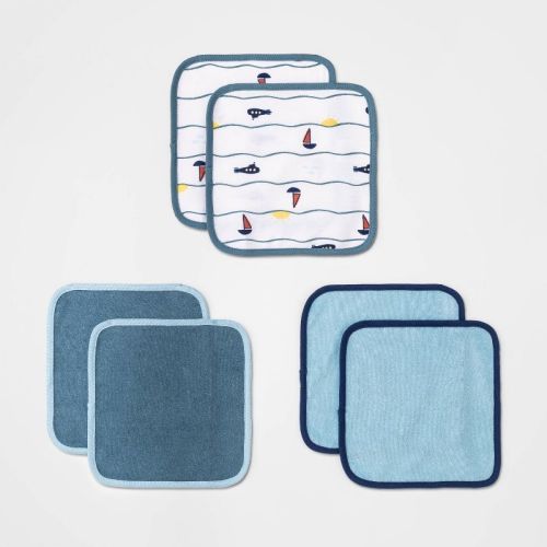 Cloud Island™ Seaside Washcloth Set