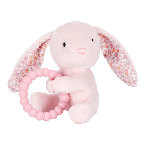 Pink Baby Bunny Plush With Teether | Carter’s Oshkosh Canada