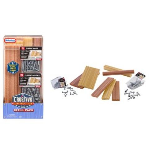 Little Tikes Creative Construction Wood Nails and Screw Bundle