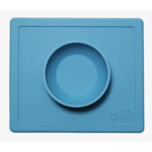 The Happy Bowl by ezpz / Self-Suctioning Silicone Bowl & Placemat