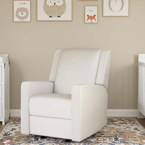 Baby Relax Robyn Nursery Glider Recliner Chair, White