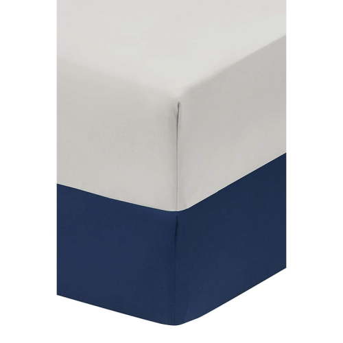 Everyday Kids 2-Pack Fitted Crib Sheets - Navy/Gray