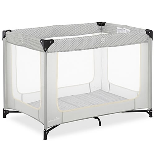 Dream On Me Zoom Portable Playard in - Light Grey
