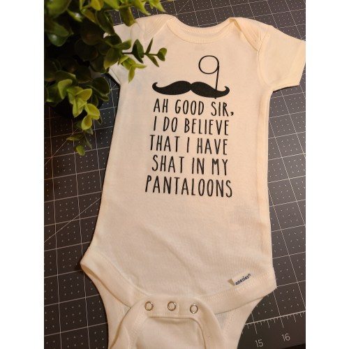 I have shat my pantaloons onesie